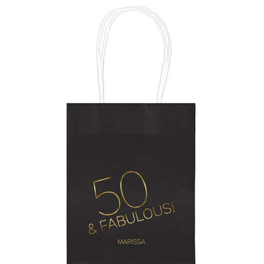 50 & Fabulous Mini Twisted Handled Bags